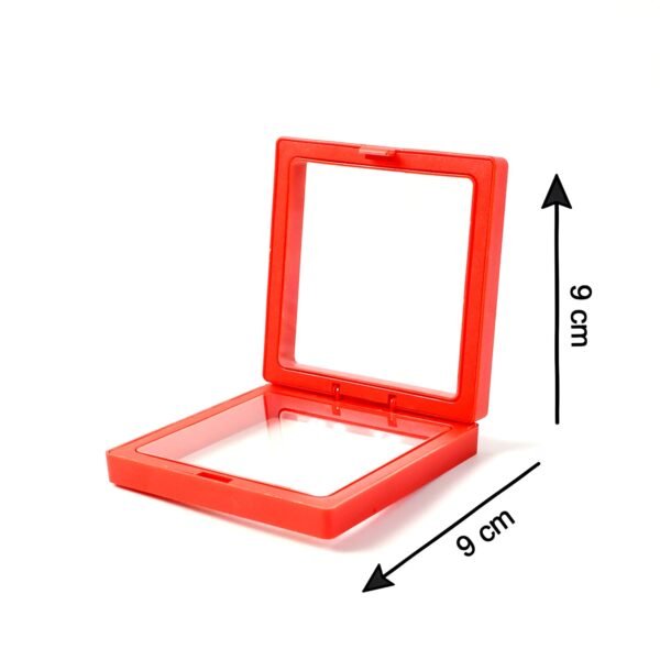 transparent jewellery display box (9x9 cm / 1 pc)