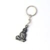 premium spiritual hanuman ji sitting pose metal keychain (1 pc)