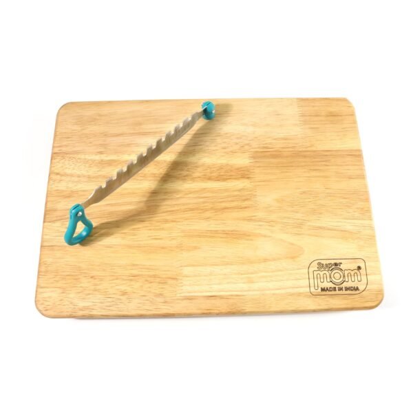 supermom wooden craft cutting and chopping board (1 pc)