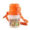 lovely cartoon printed plastic cup with lid (approx. 350 ml, 1 pc)