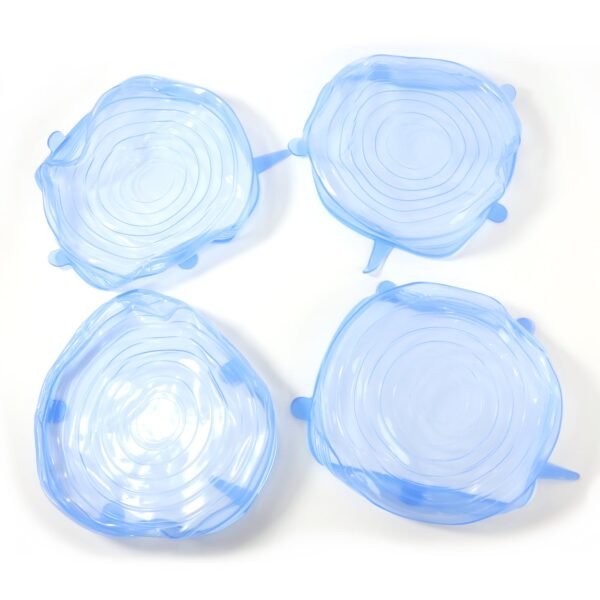 reusable silicone stretch lids 4 piece set