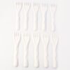 compostable bagasse fork â€“ 10 pcs pack