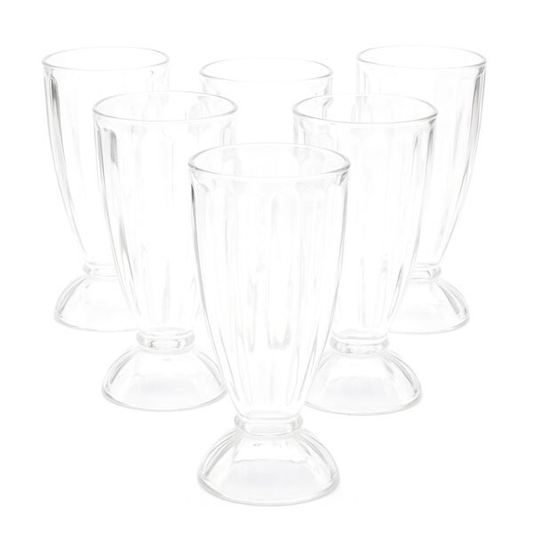 apex premium dessert & falooda glasses (approx 400ml / 6 pc)