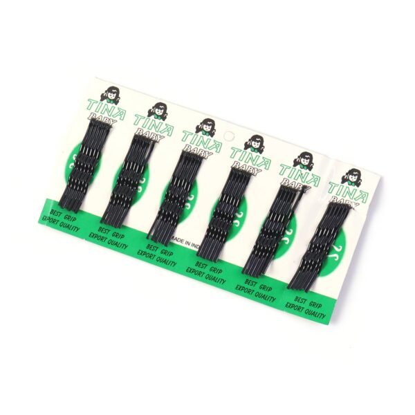 small black hair bobby pins (36 pc)