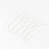 plastic clothes hangers â€“ set of 6