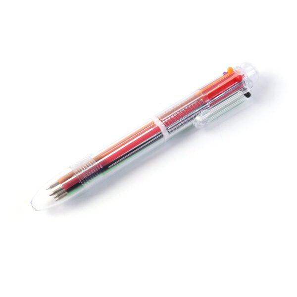 6 in 1 multicolor ball point pen