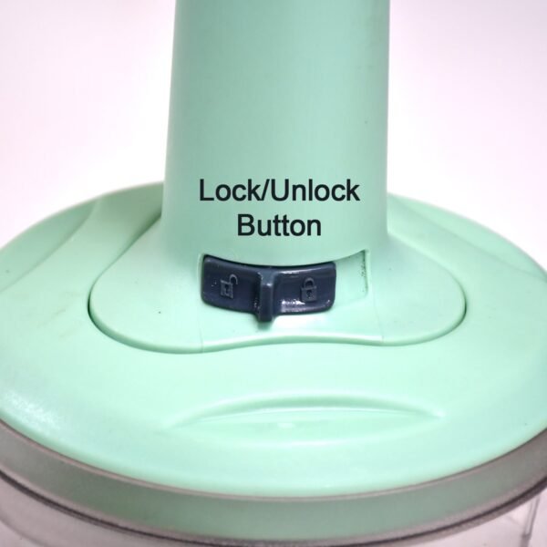 2 in 1 push chopper 800ml with stainless steel blade for quick food prep