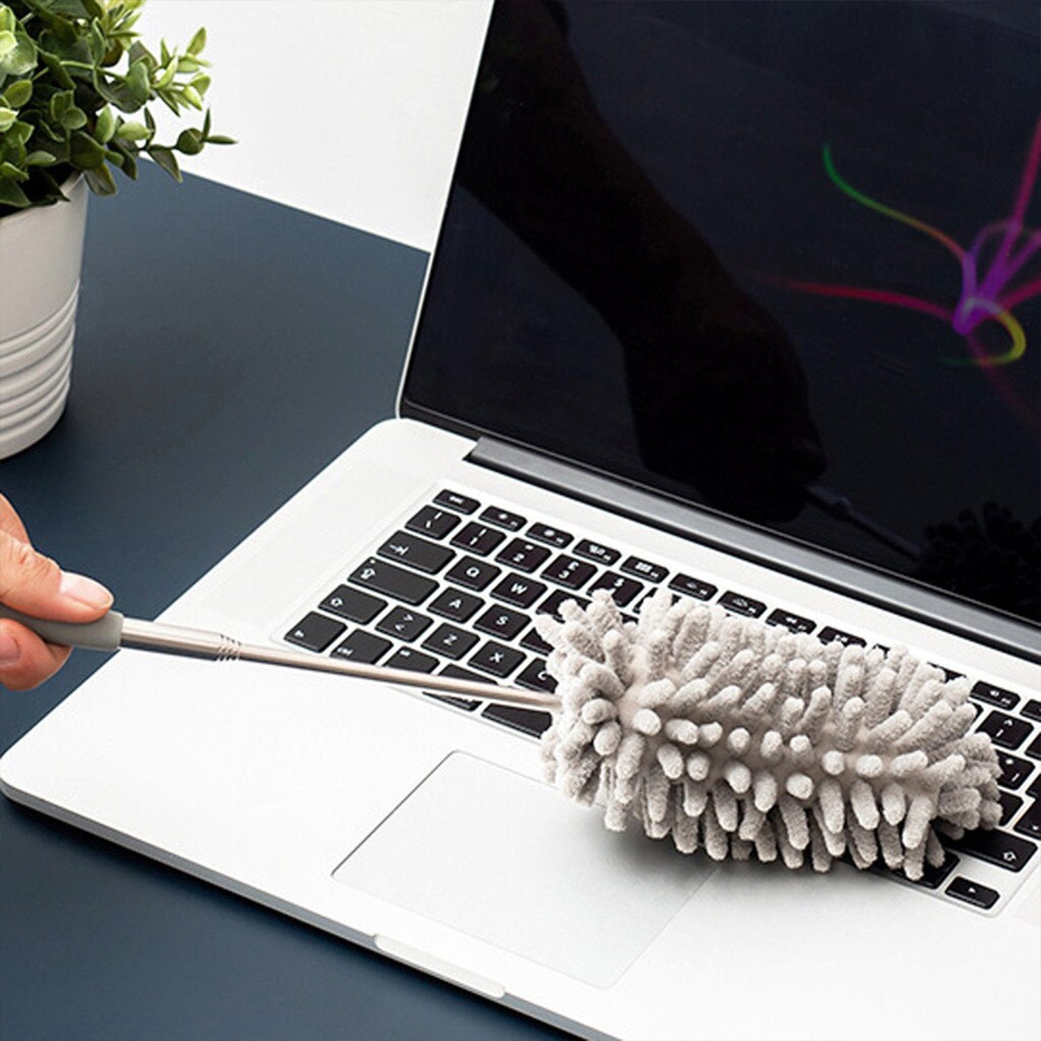 multipurpose microfiber fan cleaning duster for quick and easy cleaning