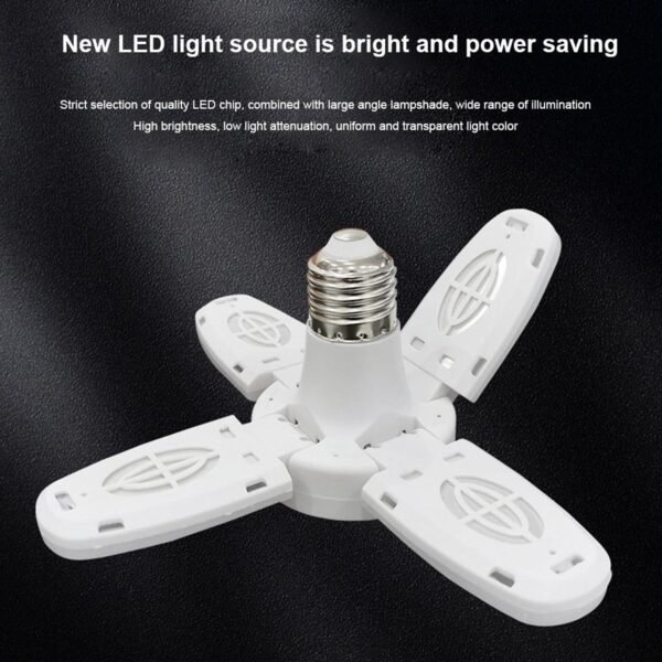 foldable led fan blade bulb 28v (1 pc)