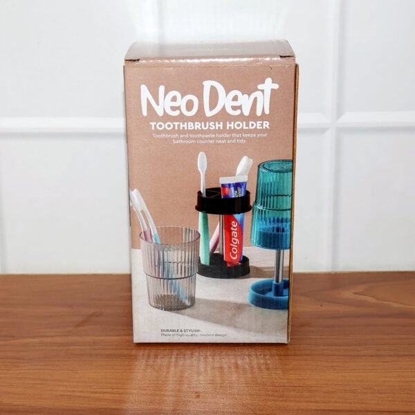 rotating bathroom toothbrush holder stand (1 pc)