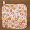 kitchen heat resistant quilted pot holder & oven mitt pad (1 pc / 16x16 cm)