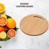 wooden round chopping board for chopping fruit & vegetable