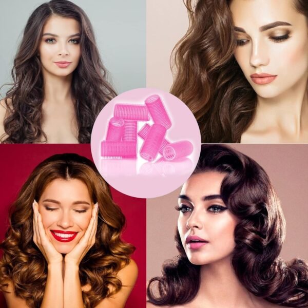premium self grip hair rollers (6 pc / set )