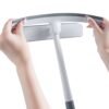 2 in 1 window glass cleaning wiper with microfiber pad