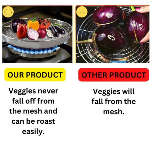 steel roaster grill jali for tandoor & chapati roast use ( 1 pc )