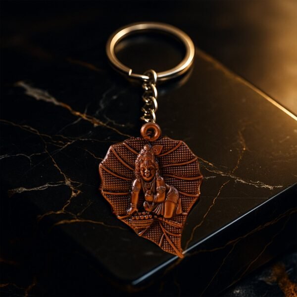 premium antique finish metal keychain (1 pc)