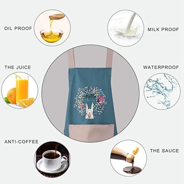 multipurpose kitchen cooking apron with front pocket (1 pc) multipurpose kitchen cooking apron with front pocket (1 pc)