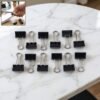 black metal binder clips (19 mm, 12 pieces set)