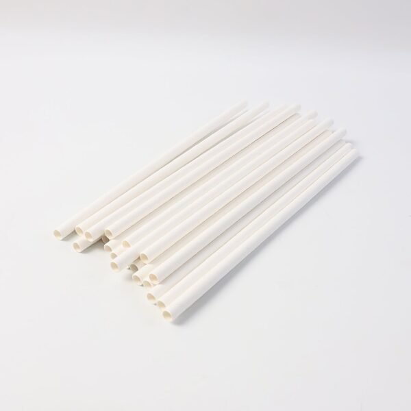 paper straw â€“ plain 6 mm diameter, 200 mm length, 50 pcs pack