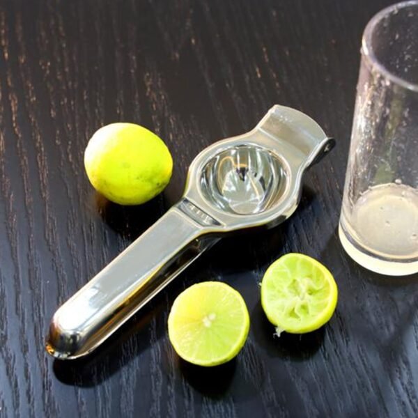 stainless steel lemon squeezer for efficient juice extraction