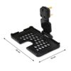 multi purpose wall holder stand for charging mobile (black)