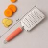 supermom stainless steel vegetable & cheese grater with soft grip handle (1 pc)