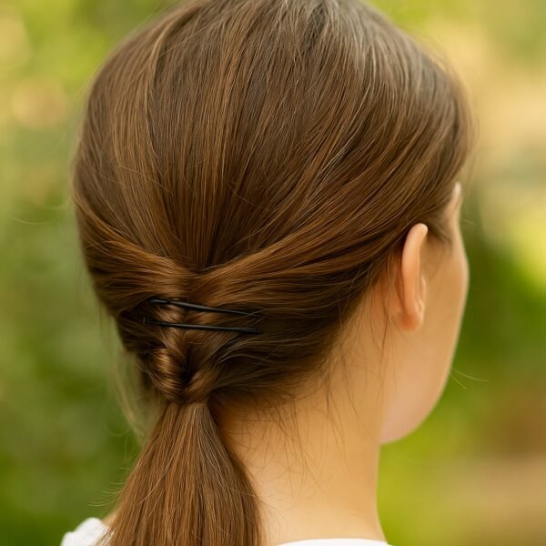 small black hair bobby pins (36 pc)