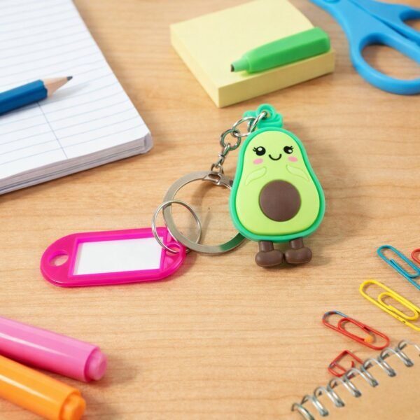 cute cartoon character keychain with label tag holder (1 pc) cute cartoon character keychain with label tag holder (1 pc)