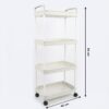 4 layer multipurpose kitchen storage organizer trolley with wheels 4 layer multipurpose kitchen storage organizer trolley with wheels
