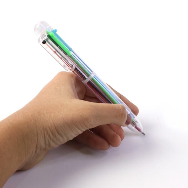 6 in 1 multicolor ball point pen