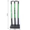 cricket stump set with heavy base stand (1 set)
