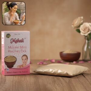 herbal multani mitti & rose based face pack – 80 gm