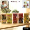 kids cartoon themed wired earphones (1 pc)