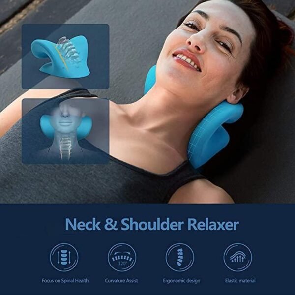 neck relaxer cervical pillow neck shoulder pain relief acupressure massage