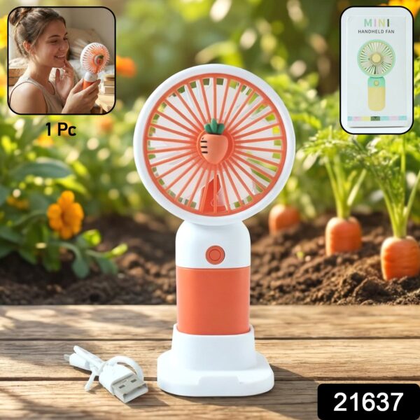 rechargeable mini handheld fan (1 pc)