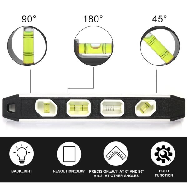 professional aluminum spirit level measuring tool (b grade / 1 pc)