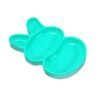 6 piece rabbit shape dish set for kids (multicolor)
