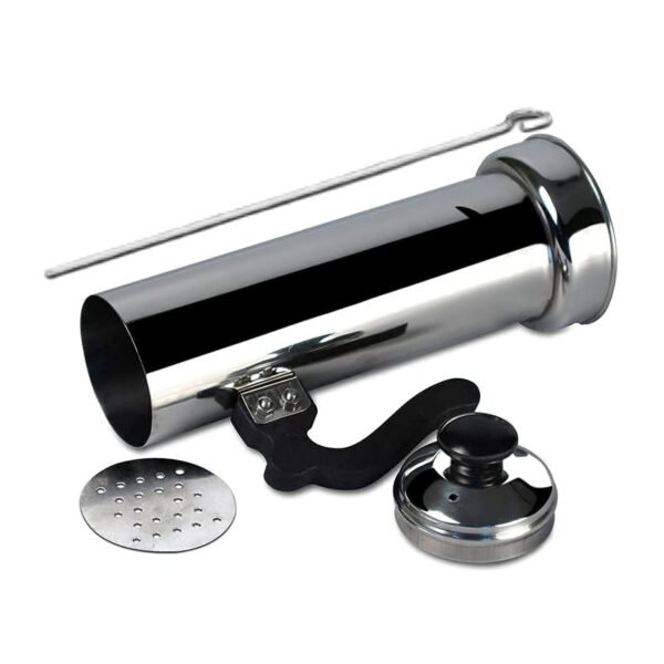 puttu maker set with steamer plate & pressure cooker top, stainless steel