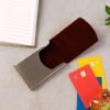premium leather finish visiting card holder (1 pc)