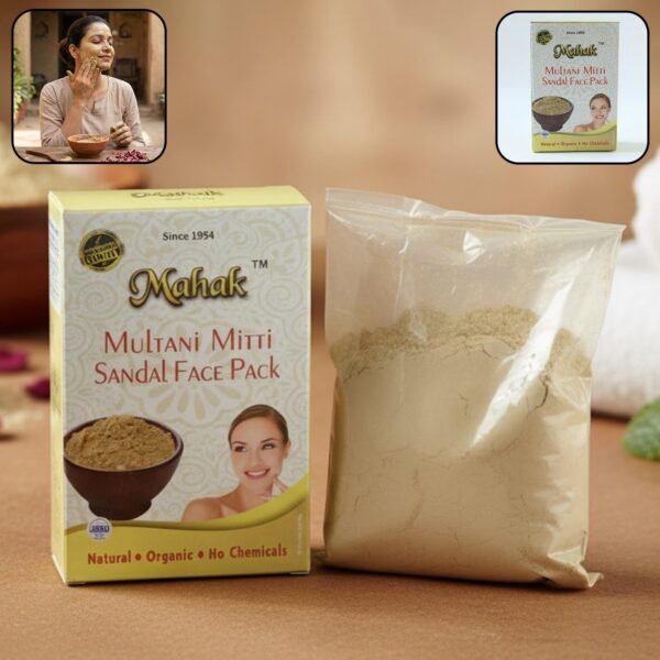 herbal multani mitti and sandal face pack – 80 gm