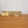 wall mounted adhesive kitchen utility hook rack (1 set)