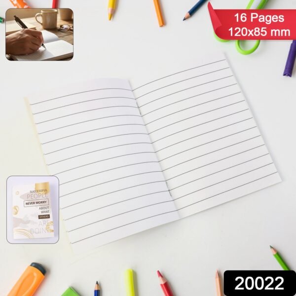 compact ruled notebook (120 Ã— 85 mm, 1 pc)