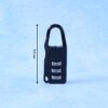 secure 3 digit combination travel lock (1 pc)