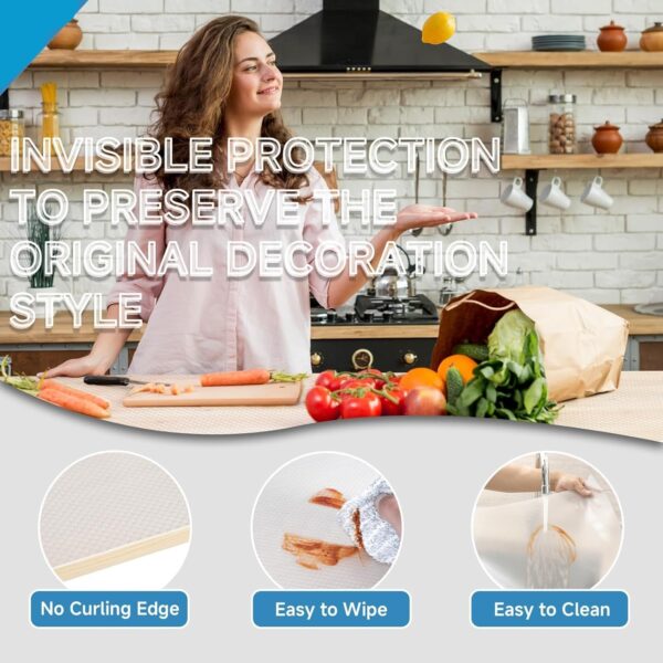 transparent plastic fridge mat 45 × 29 cm (1 pc) transparent plastic fridge mat 45 × 29 cm (1 pc)