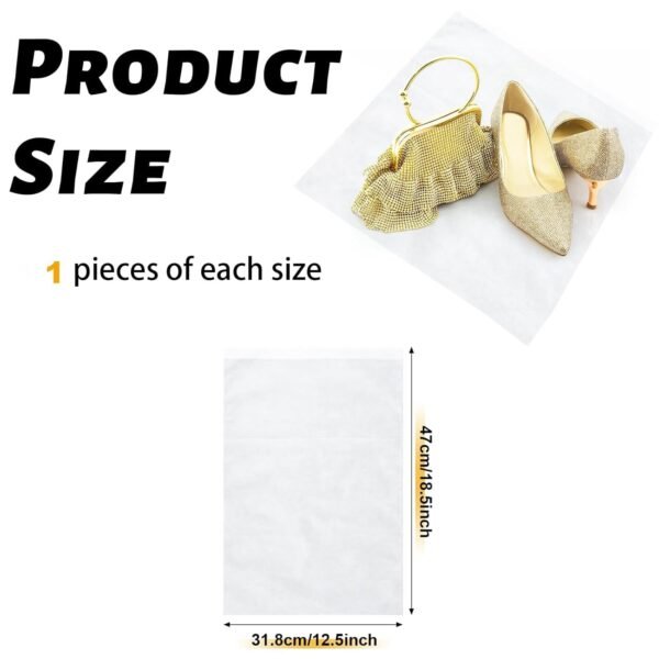 non woven drawstring shoe storage bag (48 x 31 cm / 1 pc)