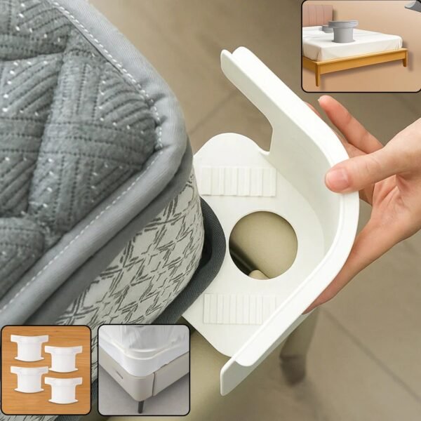 plastic bed sheet holders for mattress (4 pc set)