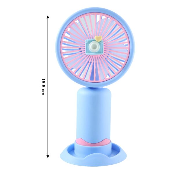 dual use rechargeable mini handheld & table fan (1 pc) dual use rechargeable mini handheld & table fan (1 pc)