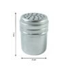 multipurpose stainless steel spice shaker container (1 pc)