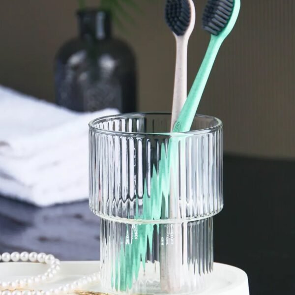rotating bathroom toothbrush holder stand (1 pc)