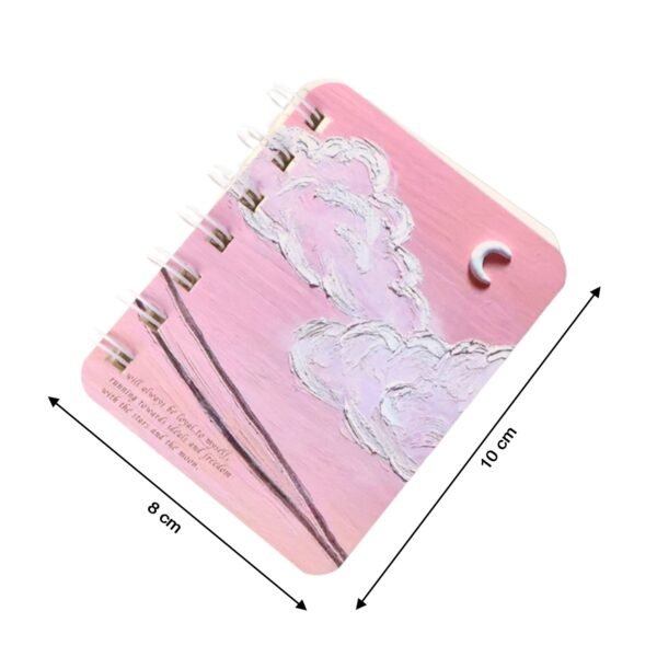 mini spiral bound pocket notebook (1 pc)